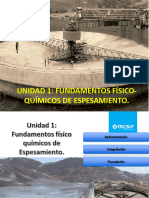 Unidad 1 Fundamentos Físico Químicos de Espesamiento