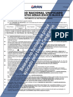 Cnu 5 Simulado Conhecimentos Gerais para Todos Os Blocos Exceto Bloco 8 Folha de Respostas