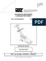 Oruga Vimec - Oruga Salvaescaleras - Manual de Usuario