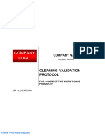 Cleaning Validation Protocol 1711193154