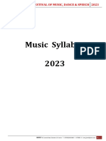 4 - Festival Music Syllabus 2023