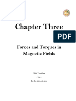 Chapter 3 Forces and Torques in Magnetic Fields