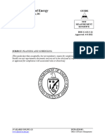 DOE G 413.3-24 Planning and Scheduling