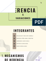 Herencia y Variación 