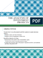 Chapter 7 The Analysis of Investment Projects