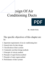 Design of Air Conditioning Ducts