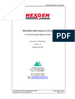 ED-2002-209 Nexgen-2000 8 DC Output Module (2708) User Manua