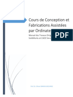 Cours de Conception Et Fabrications Assistées Par Ordi