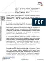 Resolución Convocatoria Llamamiento Público Telemático Conservatorio PIANO 15052023