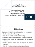 LEC 5 Adrenal Insufficiency