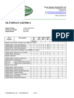 Olympian GEP200-4 - Parts List