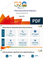 Indian Pharmaceutical Industry Overview & Way Forward