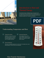 Introduction To Heat and Thermal Energy