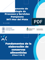 Clase 4 - Fundamentos de La Elaboración de Conservas Alimenticias - Parte 2