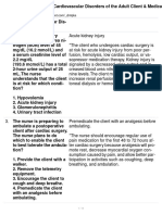 Adult Client With Cardiovascular Disorder