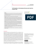 Effectiveness of Hybrid Simulation in Developing Intramuscular Injection Skills