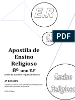 Apostila Ensino Religioso 8 Ano 1bimestre