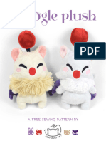 Moogle Plush Sewing Pattern