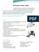 Ultrasonic Water Meter