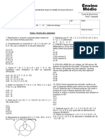 LISTA - Teoria Dos Conjuntos