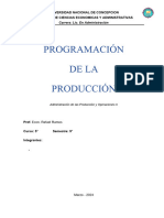 Unidad Vii Programación de La Producción