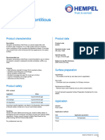 Hempel's Cementitious Wall Putty: Product Characteristics Product Data