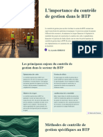 Limportance Du Controle de Gestion Dans Le BTP