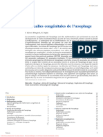 Anomalies Congenitales de L'oesophage - 2