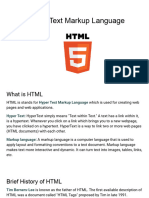 HTML 