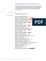 Systèmes D'exploitation, Windows, Postes de Travail: Cours de Synthèse