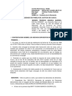 Contestacion de La Demanda Divorcio Por Causal