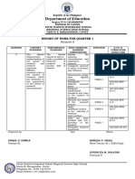 Research II Budget of Work "