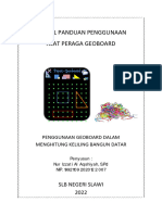 Modul Penggunaan Alat Peraga Papan Geoboard