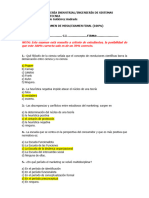 MERCADOTECNIA Examen Resuelto MESA 1 - 2020