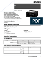 Datasheet Panel Control