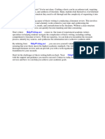 Synthesis Table For Literature Review