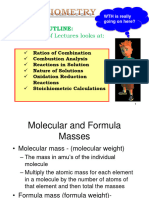 Stoichiometry, Mole Concept and Combustion Analysis-1