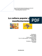 Cultura Popular y Sus Manifestaciones