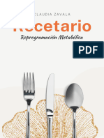 Recetario Reprogramación Metabólica