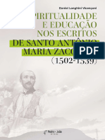 Espiritualidade e Educacao Nos Escritos de Santo Antonio Maria Zaccaria