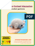 Worlds Cutest Manatee Amigurumi Crochet Pattern