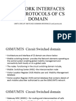 Circuit Switched Interfaces and Protocols