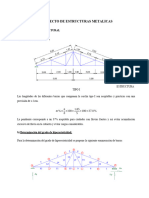 Proyecto DISEÑO DE CERCHA METALICA Roberto Coria