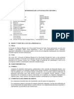 Silabo de Metodología de La Investigación Científica 1