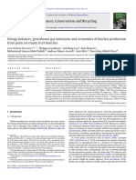 Harsono Et Al 2013 - Energy Balances, Greenhouse Gas Emissions and Economics of Biochar Production From Palm Oil Empty Fruit Bunches