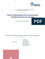 La Théorie Et Mathematique Projet Final