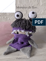 Traje Monster de Boo - Dubocrochet