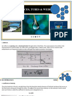 Orifice Tubes Weirs