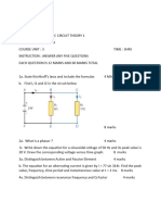 Circuiy Theory I