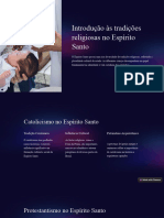 Introducao As Tradicoes Religiosas No Espirito Santo